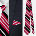 Colourful Cute Stripes Pattern          Neck Tie<br><div class="desc">Colourful Cute Stripes Pattern neck tie.</div>