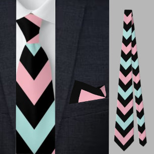 Colourful Cute Stripes Pattern          Neck Tie