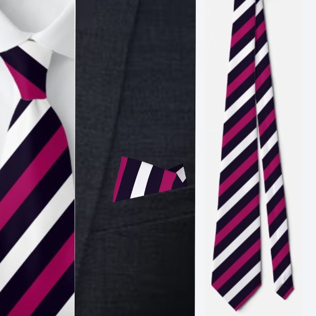 Colourful Cute Stripes Pattern          Tie (Creator Uploaded)