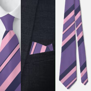 Colourful Cute Stripes Pattern Tie