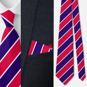 Colourful Cute Stripes Pattern Tie