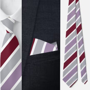 Colourful Cute Stripes Pattern Tie