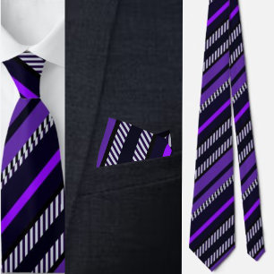Colourful Cute Stripes Pattern Tie
