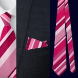 Colourful Cute Stripes Pattern          Tie<br><div class="desc">Colourful Cute Stripes Pattern neck tie.</div>