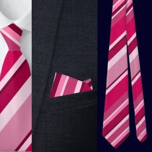 Colourful Cute Stripes Pattern Tie