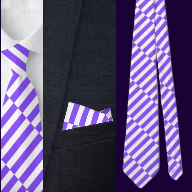 Colourful Cute Stripes Pattern          Tie (Creator Uploaded)