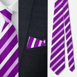 Colourful Cute Stripes Pattern          Tie