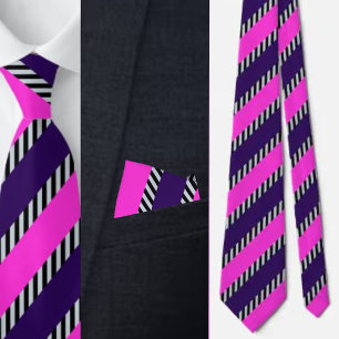 Colourful Cute Stripes Pattern Tie