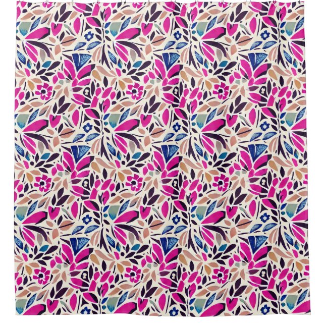 Colourful Cutouts Botanical Pattern (Front)
