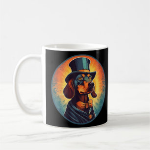 Colourful Dachshund Dog Dad Mom Best Dog  Coffee Mug