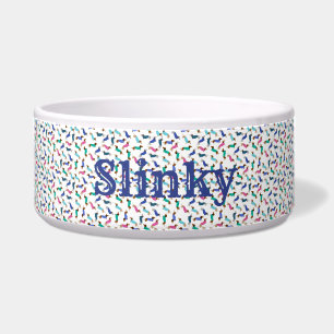 Colourful Dachshund Food Bowl