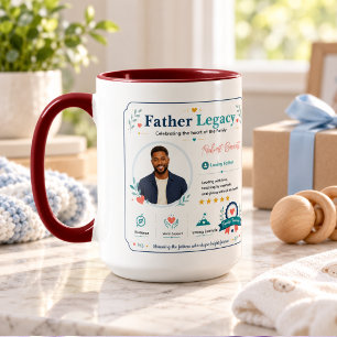 Colourful Dad Finder Father Appreciation Profile Mug