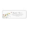 Colourful Dainty Wild Flowers Return Address 