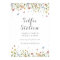 Colourful Dainty Wild Flowers Selfie Station Sign