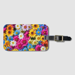 Colourful Daisies #55 -  Luggage Tag