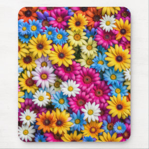 Colourful Daisies #55 - Mouse Pad