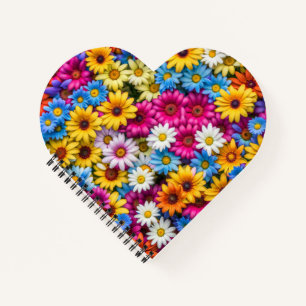 Colourful Daisies #55 -  Notebook