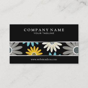 Colourful Daisies Business Card