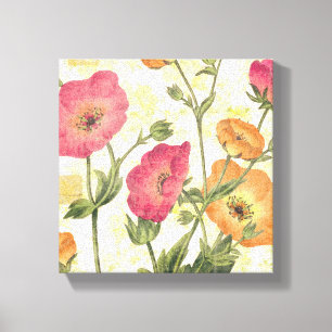 Colourful Daisies Canvas Print