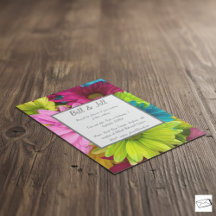 Colourful Daisies Floral Wedding