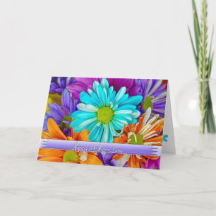 Colourful Daisies for Mom Card