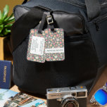 Colourful Daisies Pattern Cute Bold Pastel CUSTOM Luggage Tag<br><div class="desc">Change the text,  font,  and colours to make it your own. Hand drawn by me for you. Check my shop for more luggage tags or let me know if you'd like something custom!</div>