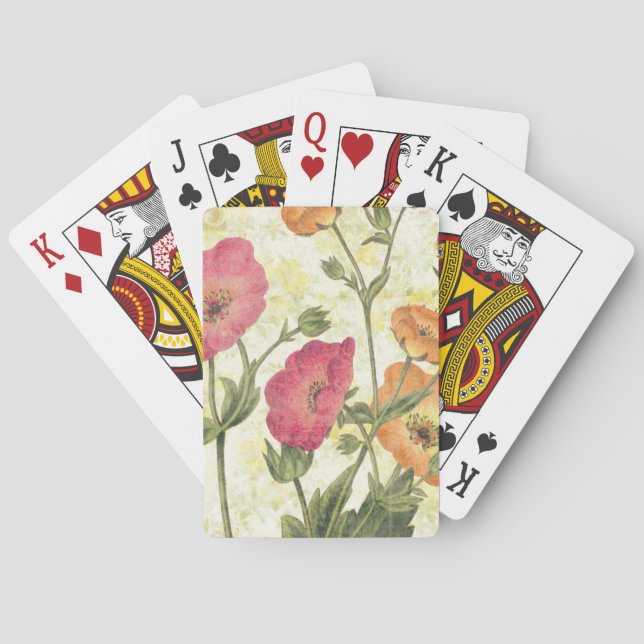 Colourful Daisies Playing Cards (Back)