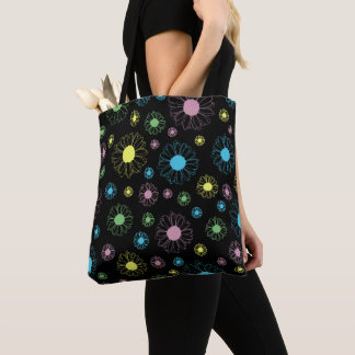 Colourful Daisies Tote Bag