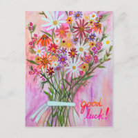 Colourful Daisy Bouquet GOOD LUCK