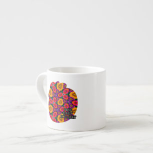 Colourful Daisy Bouquet Pattern Espresso Cup