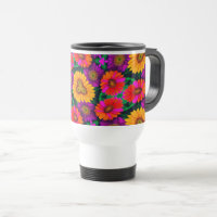 Colourful Daisy Bouquet Pattern