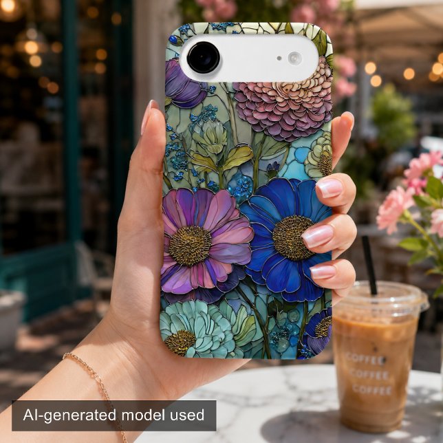 Colourful Daisy Stained Glass Pretty Garden  (Creator Uploaded)