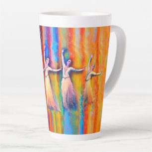 Colourful Dancers Latte Mug