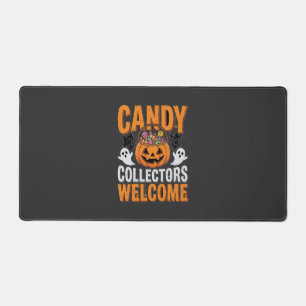 Colourful Dancing Skeletons Halloween Party Desk Mat