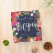 Colourful Dark Blue Boho Flowers Recipes 3 Ring Bi