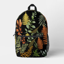 Colourful Dark Fern Botanical Foliage Floral 