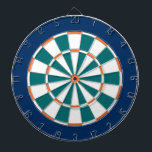 Colourful Dart Board in Miami colours<br><div class="desc">Dart board in Miami colours.</div>