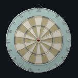 Colourful Dart Board in Muted Neutrals<br><div class="desc">Dart board in cool colours instead of the usual red and black (or a photo where you can't see the targets).
 This is great for the game room or a teens bedroom.
 Colours range from crazy to subdued so you are sure to find the right fit.</div>