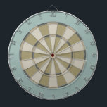 Colourful Dart Board in Muted Neutrals<br><div class="desc">Dart board in cool colours instead of the usual red and black (or a photo where you can't see the targets).
 This is great for the game room or a teens bedroom.
 Colours range from crazy to subdued so you are sure to find the right fit.</div>