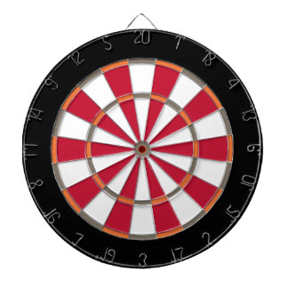 Colourful Dart Board in Tampa Bay colours