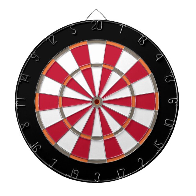 Colourful Dart Board in Tampa Bay colours (Front)