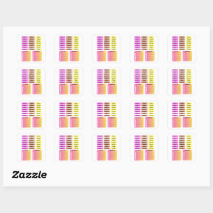Colourful Days of the Week Sticker Sheet with To D
