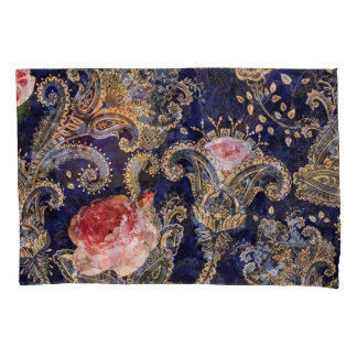 Colourful Decorative Flowers Batik Pillowcase