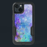 Colourful Deep Space Modern Design<br><div class="desc">Colourful deep space background in purple and blue accented with white sparkles. Cool trendy modern design.</div>
