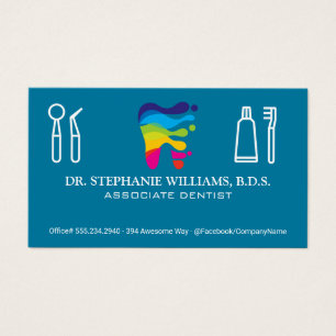 Colourful Dental Logo Tools