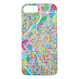 Colourful Denver Map Case-Mate iPhone Case