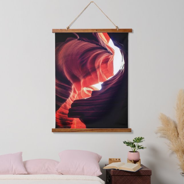 Colourful Desert Slot Canyon, Vs 3 Hanging Tapestr Hanging Tapestry (Bedroom)