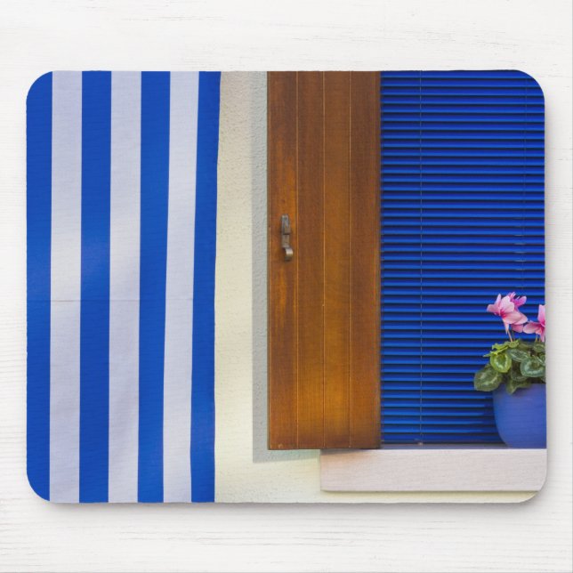 Colourful design contrast on residence mouse pad (Front)