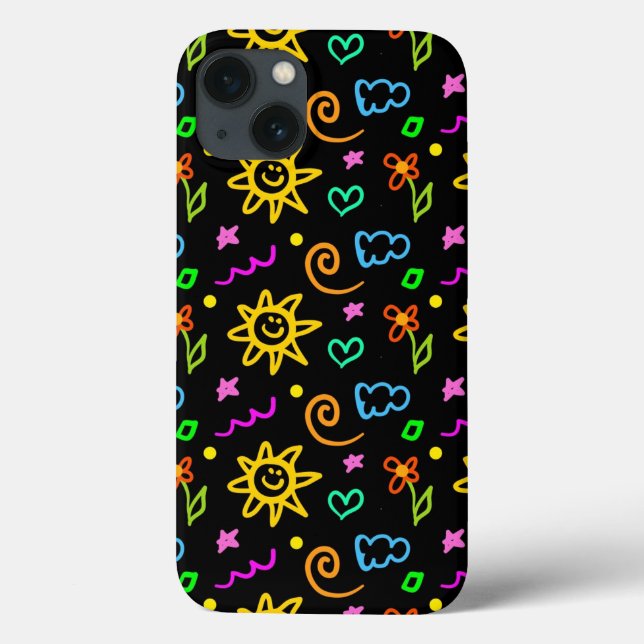 Colourful design of background for kids Case-Mate iPhone case (Back)