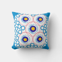 colourful design pillows